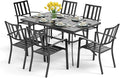 PHI VILLA 7 Piece Outdoor Dining Set by PHIVILLAThepioneerofcomfortablehouseholdsupplies