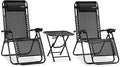 SereneLife Outdoor Zero Gravity Lounge Chair Set by SereneLife