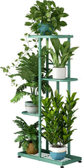 LINZINAR Metal 4 Tier 5 Potted Indoor Outdoor Plant Stand Shelf Planter Display by LINZINAR