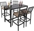 Outdoor Patio Bar Set, Bar Height Patio Dining Set, Weather-Resistant Bistro by Sumshadow