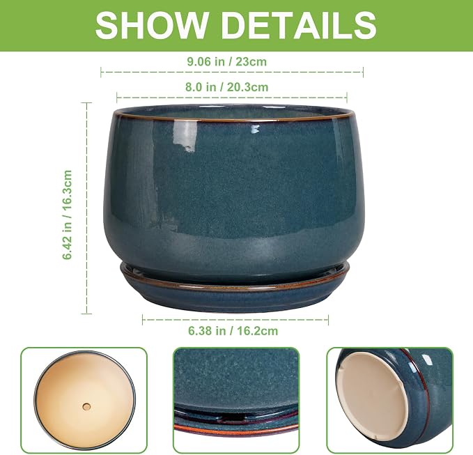 G EPGardening Ceramic Plant Pots - Image 3