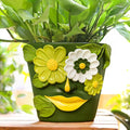 GUGUGO 8 Inch Large Flower Face Planters, Abstract Unique Head Plant Pot by GUGUGOHOMEDECOR