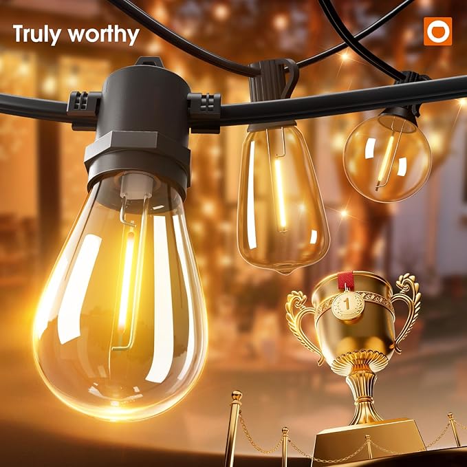 addlon 72FT LED Outdoor String Lights - Image 2