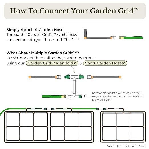 Garden Grid Watering System, 3x6 | Raised Garden Bed Drip Irrigation System - Image 9