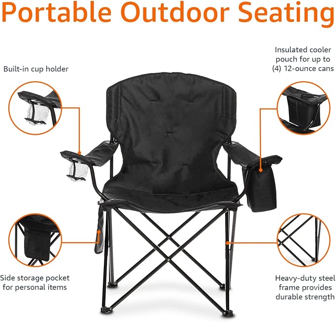 Amazon Basics Camping Chair - Image 3