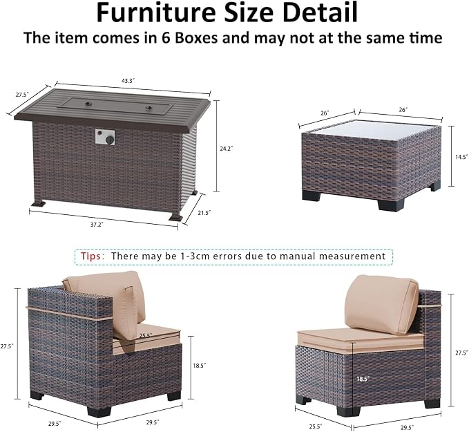 Outdoor Patio Furniture Set - Image 2