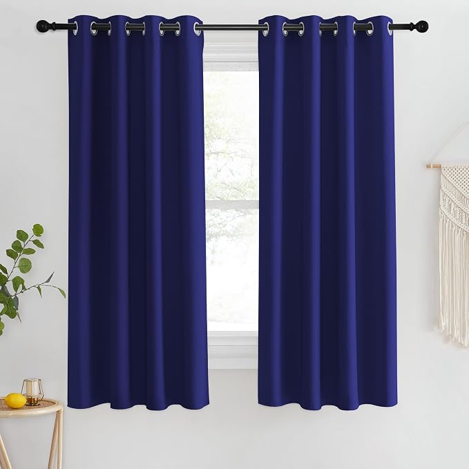 NICETOWN Blackout Short Curtain 63 inches Long by NICETOWN