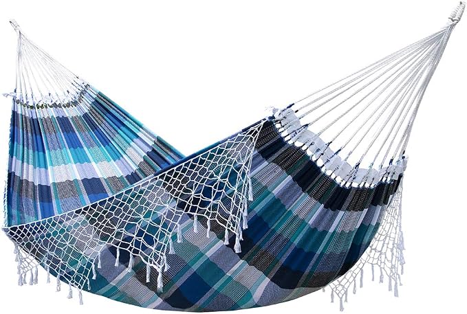 Vivere Authentic Brazilian Cotton Hammock - 450 lb Capacity by Vivere