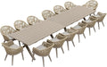 PURPLE LEAF 16 Pieces Patio Dining Set by PURPLELEAF