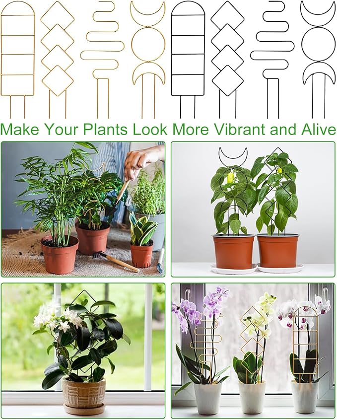 4 Pack Indoor Climbing Plant Trellis, Small Trellis - Image 6