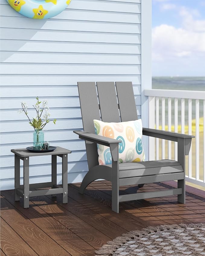 Weatherproof Outdoor Side Table, HDPE Small Outdoor Table - Image 2