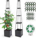2 Pack Raised Garden Bed, Planter Boxes by Qaobo