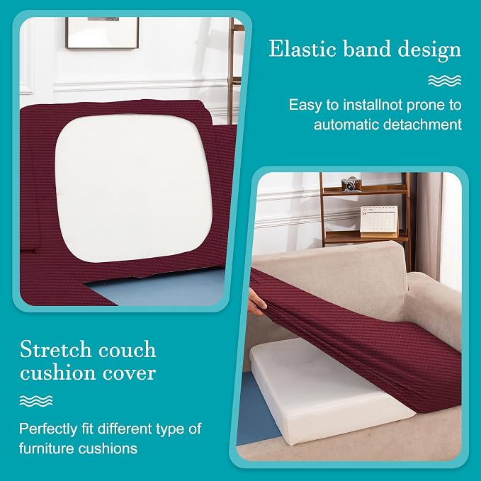 14Pcs Stretch Patio Cushion Covers, Outdoor Couch Covers Replacement, Outdoor - Image 5