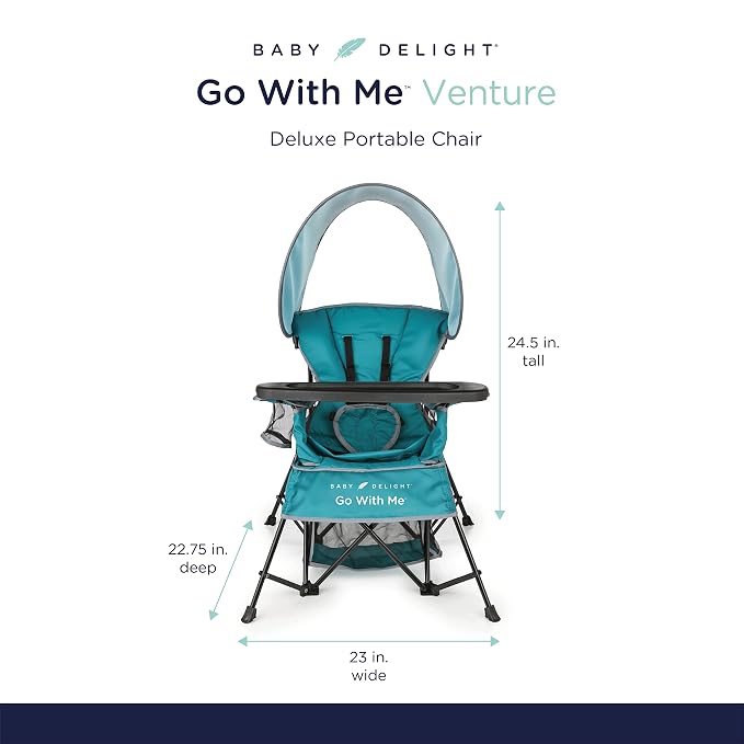 Baby Delight Go with Me Venture Portable Chair | Indoor and Outdoor | Sun - Image 2