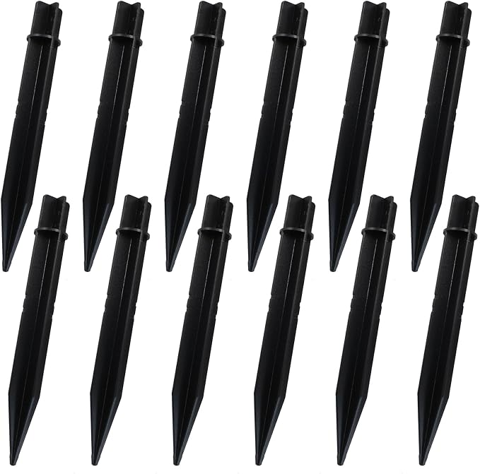 12 Pack 8.3 Inch ABS Ground Spikes - Image 6