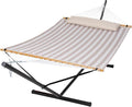 SUNCREAT Double Hammock with Stand Included, Outdoor Portable Hammock with Stand by SUNCREAT