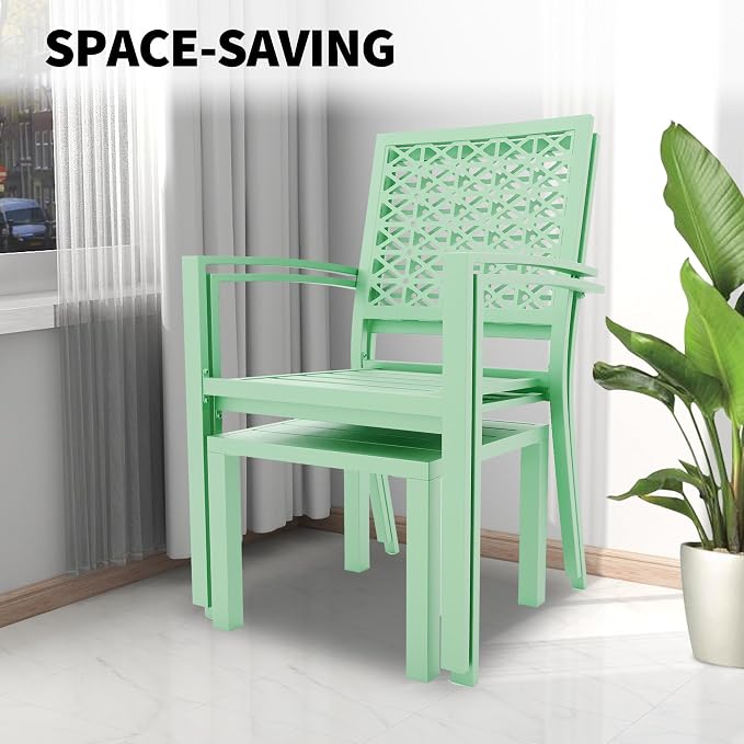 GAOMON 3 Piece Patio Bistro Set, Outdoor Patio Furniture Set - Image 6