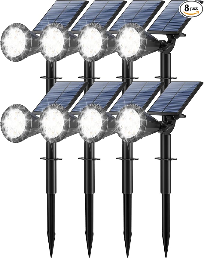 Solar Lights Outdoor Waterproof IP65 180° Adjustable Solar Powered Landscape by TadyrealSolarLights