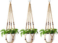 Mkono Macrame Plant Hanger Indoor Hanging Planter Basket by Mkono