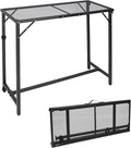 REDCAMP 39 Inch Outdoor Bar Table, Folding Paito Bar Height Table by REDCAMP