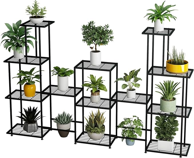 Twhep Tall Multi Tier Plant Stand, 13 Tiers Multifunctional Plant Stands by Twhep