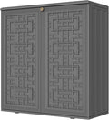 Storage Box Outdoor Caninet, Resin Indoor Storage Box Waterproof Outdoor by Mrosaa