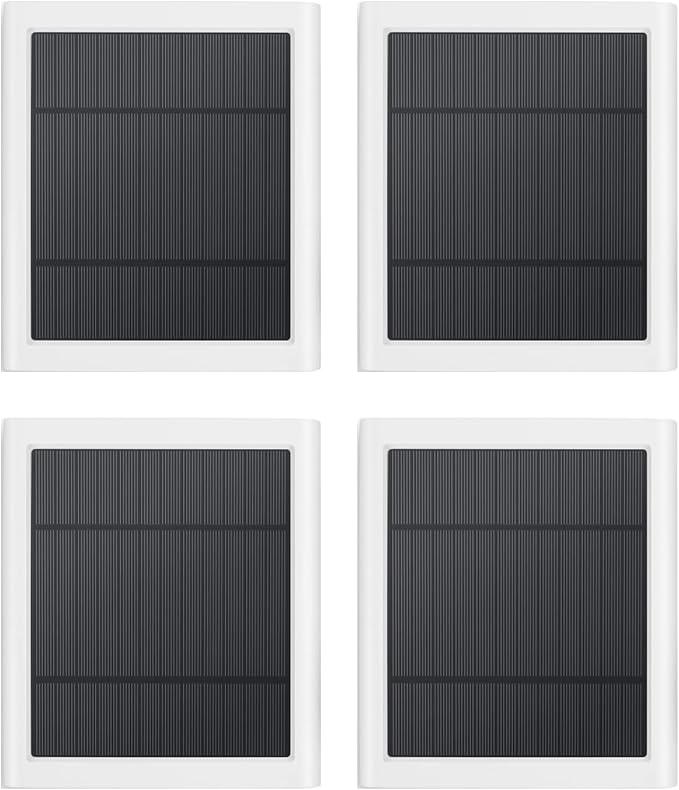 Solar Panel Outdoor for Ring Cameras Spotlight Cam Plus/Pro Stick Up Cam/Pro by Fehuatenda