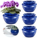4 Sets African Violet Pots 6 Inch Self Watering Pot by Sunnychicc