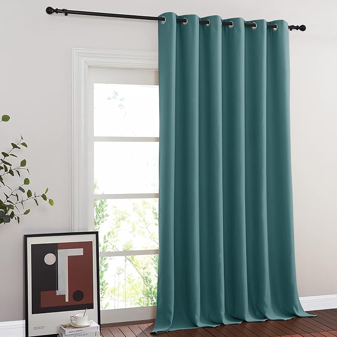 NICETOWN Blackout Sliding Glass Door Curtains, Room Darkening Thermal Insulated - Image 8