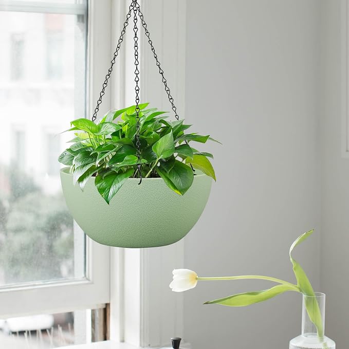 13 inch Large Hanging Planters Plant Pots - Image 5
