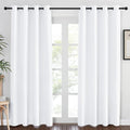 NICETOWN White Room Darkening Bedroom Curtain 84 inches Length by NICETOWN