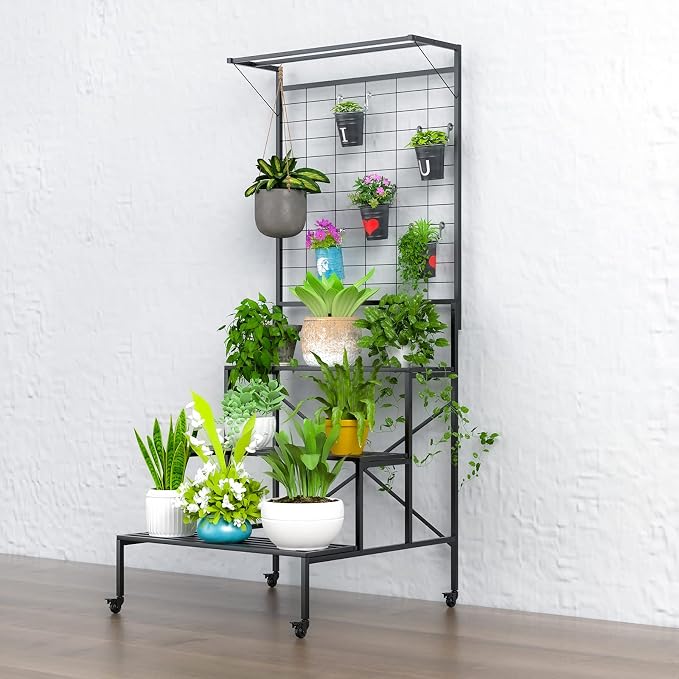 Zhongma 3 Tier Large Heavy Duty Plant Stand by Zhongma