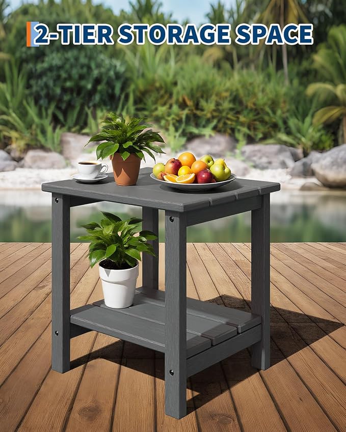 GarveeLife Poly Lumber Rocking Chair Outdoor Set of 2 - Image 5