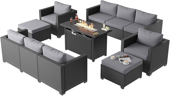 Aoxun 7 Piece Patio Furniture Set - Image 8