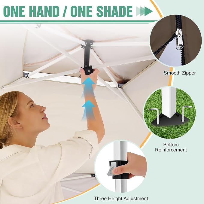 COBIZI 13x13 Pop Up Gazebos On Clearance Canopy Tent- Upgrade Metal Outdoor - Image 5