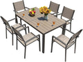 Homall Patio Dining Set 7 Pieces Outdoor Furniture by Homall