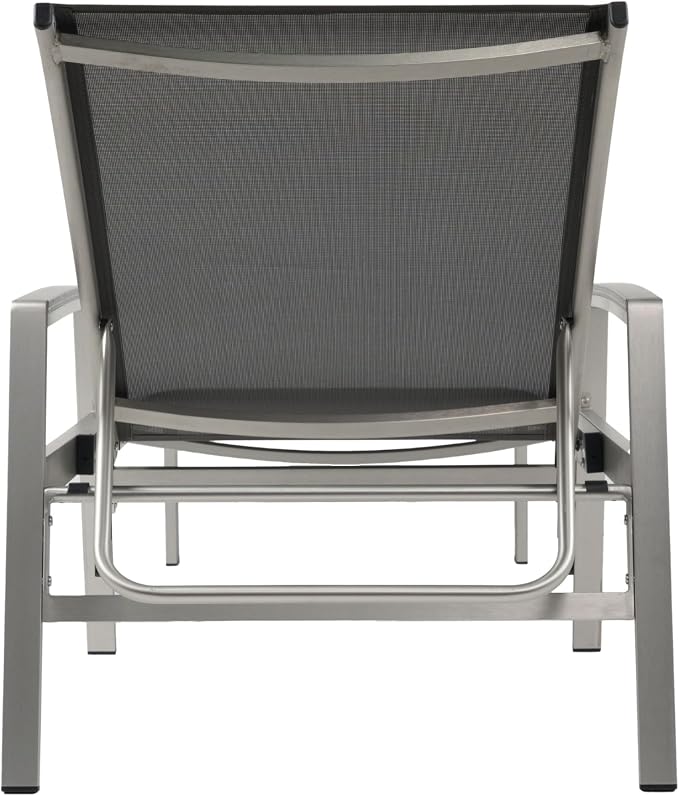 Christopher Knight Home Patio Aluminum Chaise Lounge, Adjustable Mesh Chaise - Image 7