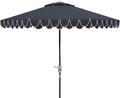SAFAVIEH 9ft Outdoor Patio Umbrella, Auto Crank Tilt, UV Resistant by SAFAVIEH