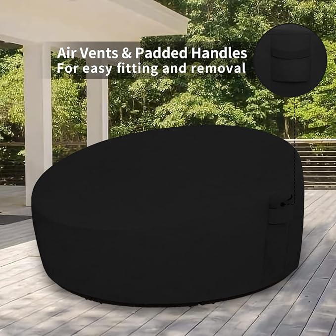 Easy-Going Heavy Duty 600D Outdoor Daybed Cover 75 Inch UV Resistant Patio - Image 5