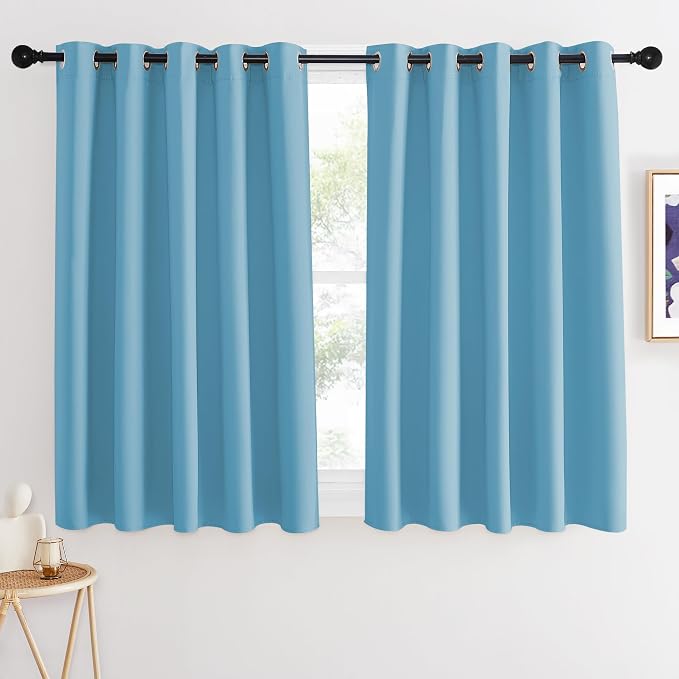 NICETOWN Blackout Curtains 54 Inches Long, Thermal Insulated Room Darkening by NICETOWN