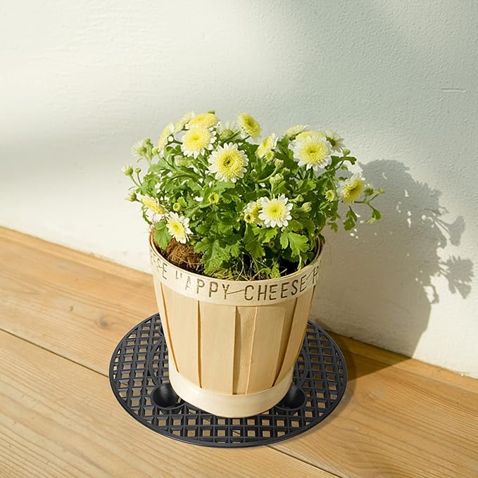 moonoom 8 Pcs Plants Pot Elevator, 12 Inch Plastic Flower Plant Stands - Image 4