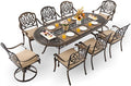 9-Piece Cast Aluminum Patio Furniture, Outdoor Dining Sets by Unknown