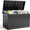 Deck Box - 280 Gallon Large Outdoor Storage box, Waterproof Patio Furniture and by MAIUSCOLI
