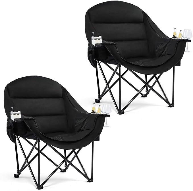 Oversized Camping Chair for Adults by PUVASIA