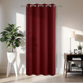Joydeco Blackout Door Curtain for Doorway Privacy 72 Inches Long, Grommet by JOYDECO