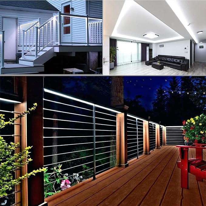 50ft 360 LED Rope Lights Outdoor, Connectable and Flexible Tube Lights - Image 7