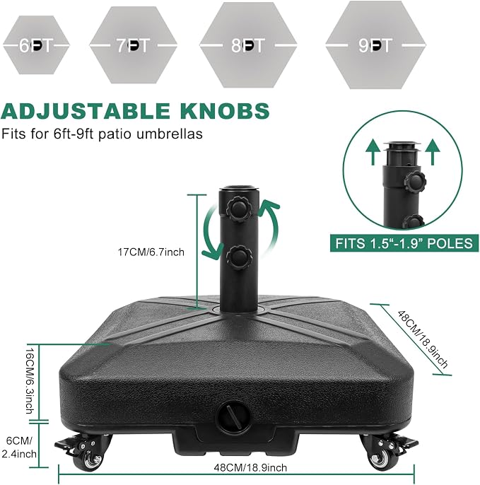 Patio Umbrella Base Heavy Duty - Image 2
