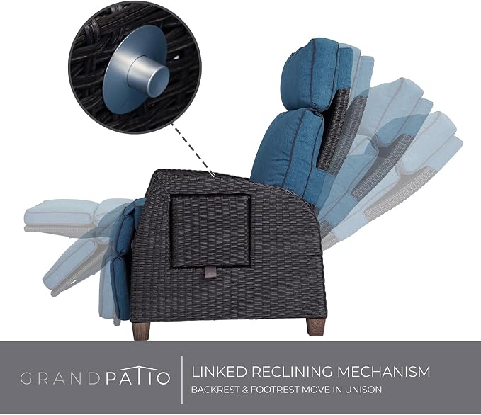 Grand patio Outdoor Reclining Chairs - Image 3