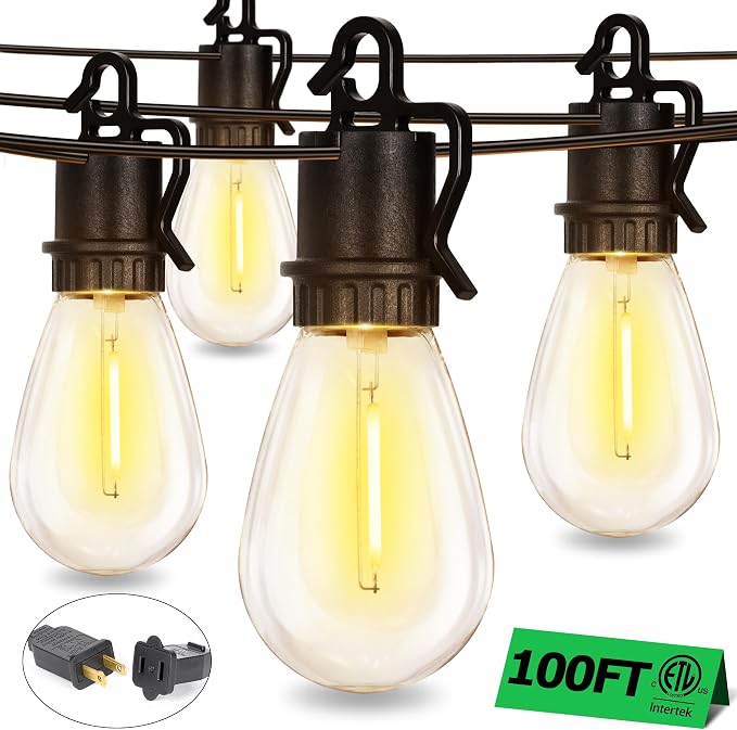 100FT Outdoor String Lights - Image 2