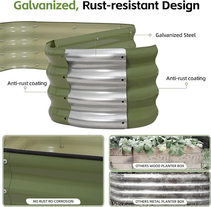 4-in-1 Modular Raised Garden Bed Kit - Image 4